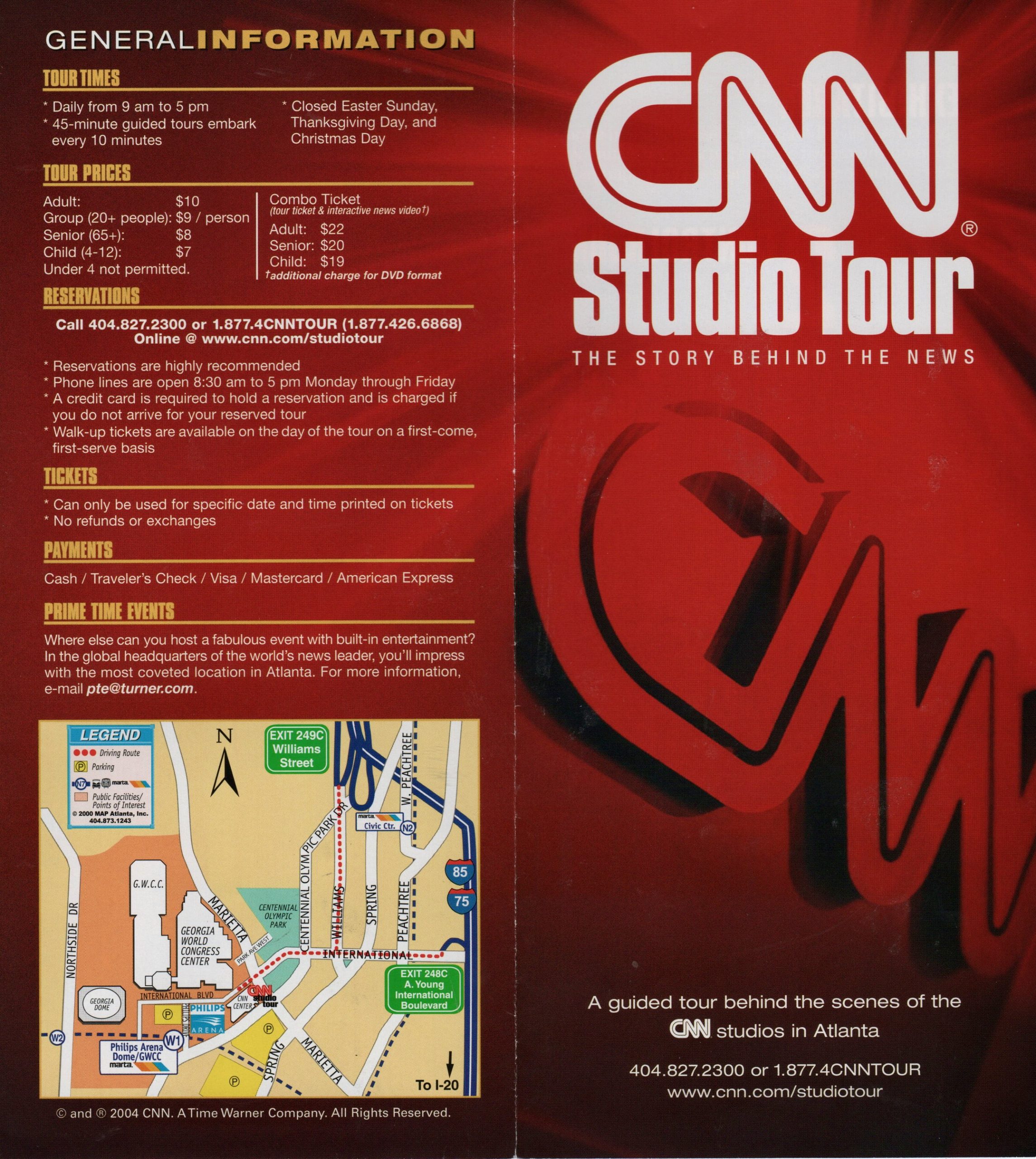 CNN Center tour, Atlanta, May 2004