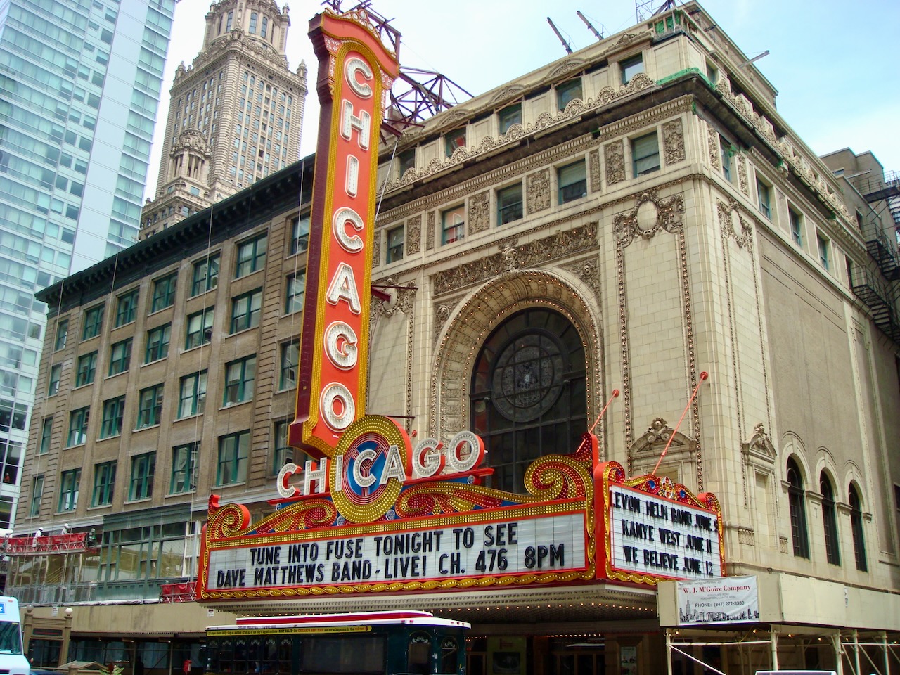 Chicago Theatre Marquee Tour (June 3, 2009)