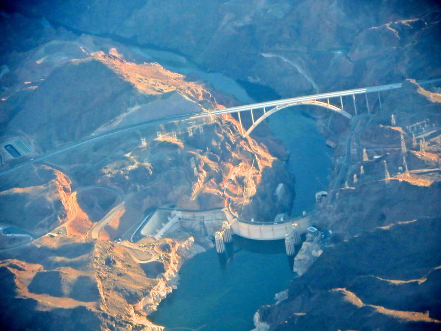 Hoover Dam by Air (February 26, 2015)