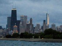 Chicago Skyline from Belmont Harbor
